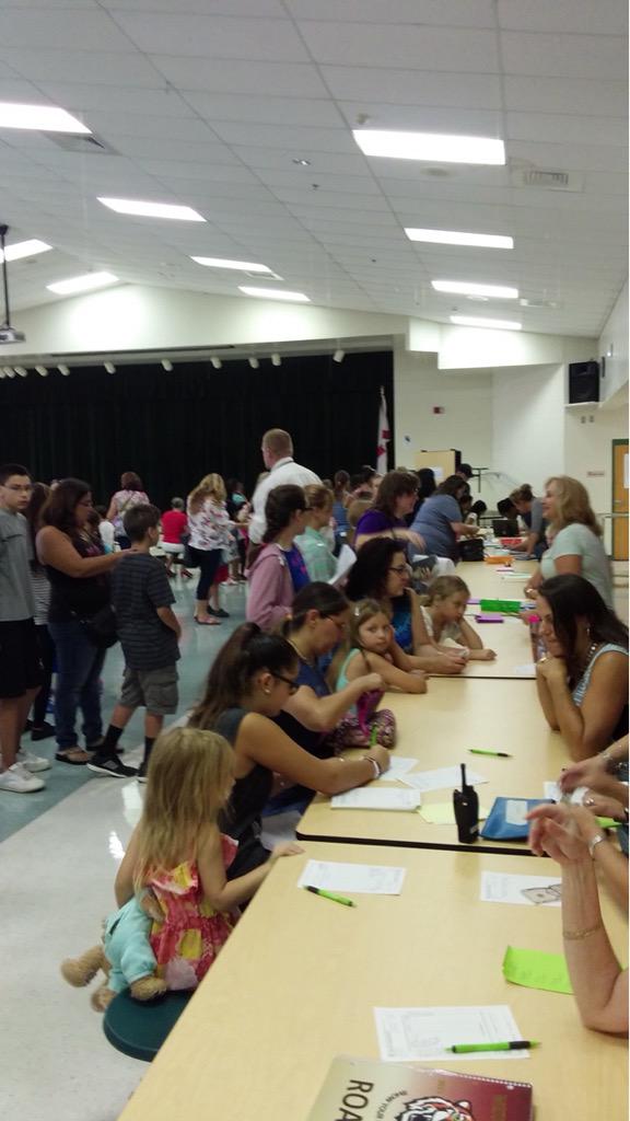 Not much is as exciting as watching incoming 6th graders pick up their schedules.