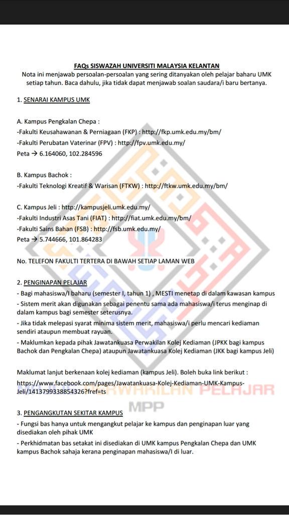 Contoh Surat Penangguhan Pengajian Umk