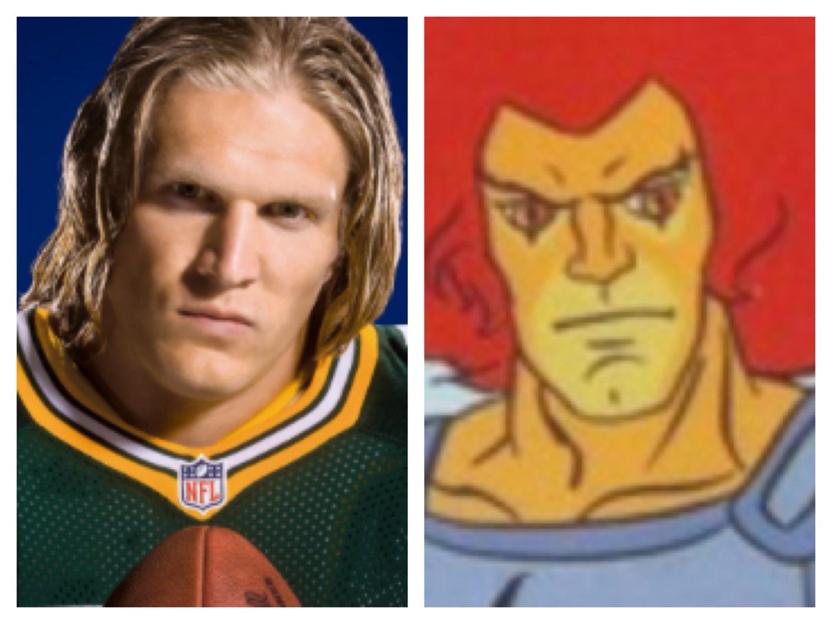 My wife isn't into football but she came up with this... @sportsnation  <a href="/packers/">Green Bay Packers</a> @claymatthews52 #thundercatsHOOO