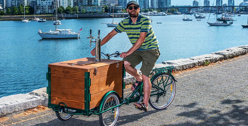 modacitylife's tweet photo. Awesome new #Vancouver startup @ColdBrewBike offers draft cold brew coffee from a cargo bike! http://t.co/ZJ047bz3s8 http://t.co/R2X07xJxl7