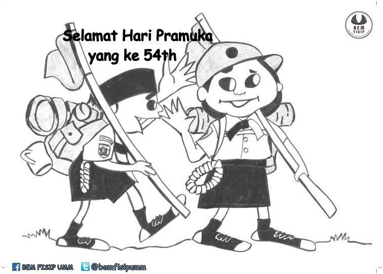 Selamat pagi warga Fisip dan selamat hari Pramuka yg ke 54th. Jaya terus utk Pramuka!! \(^0^)/ #SelamatHariPramuka