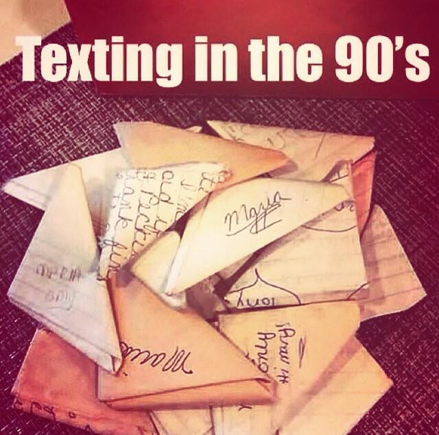 sarahmelans's tweet image. That moment you realize your old #90sflashback #notepassing #oldschooltexting #nowifirequired