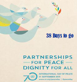 IntPeaceDay015's tweet photo. “You may say I'm a dreamer, but I'm not the only one. I hope someday you'll join us &amp; the world will live as one.” JL http://t.co/v0ZFJkmO9g