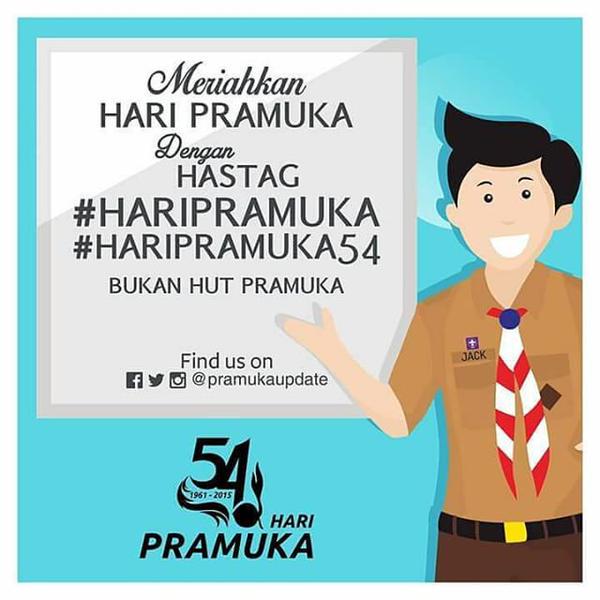 . Selamat Hari Pramuka #Indonesia #HariPramuka #HariPramuka54 #SalamPramuka <a href="/kwarnas/">Joulette</a> <a href="/pramukaupdate/">Chakradhar</a>