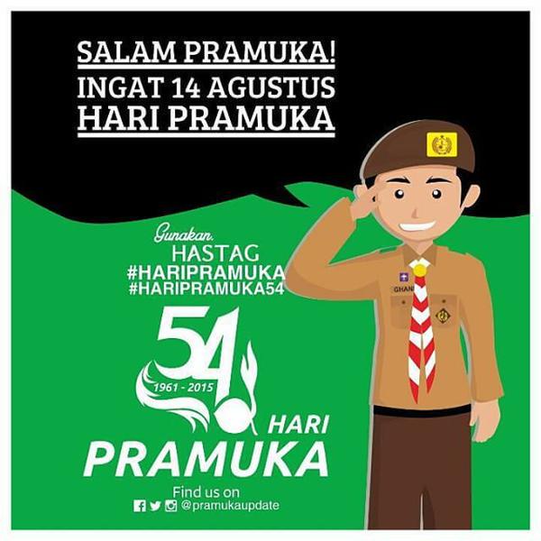 . Selamat Hari Pramuka #Indonesia #HariPramuka #HariPramuka54 #SalamPramuka <a href="/kwarnas/">Joulette</a> <a href="/pramukaupdate/">Chakradhar</a>