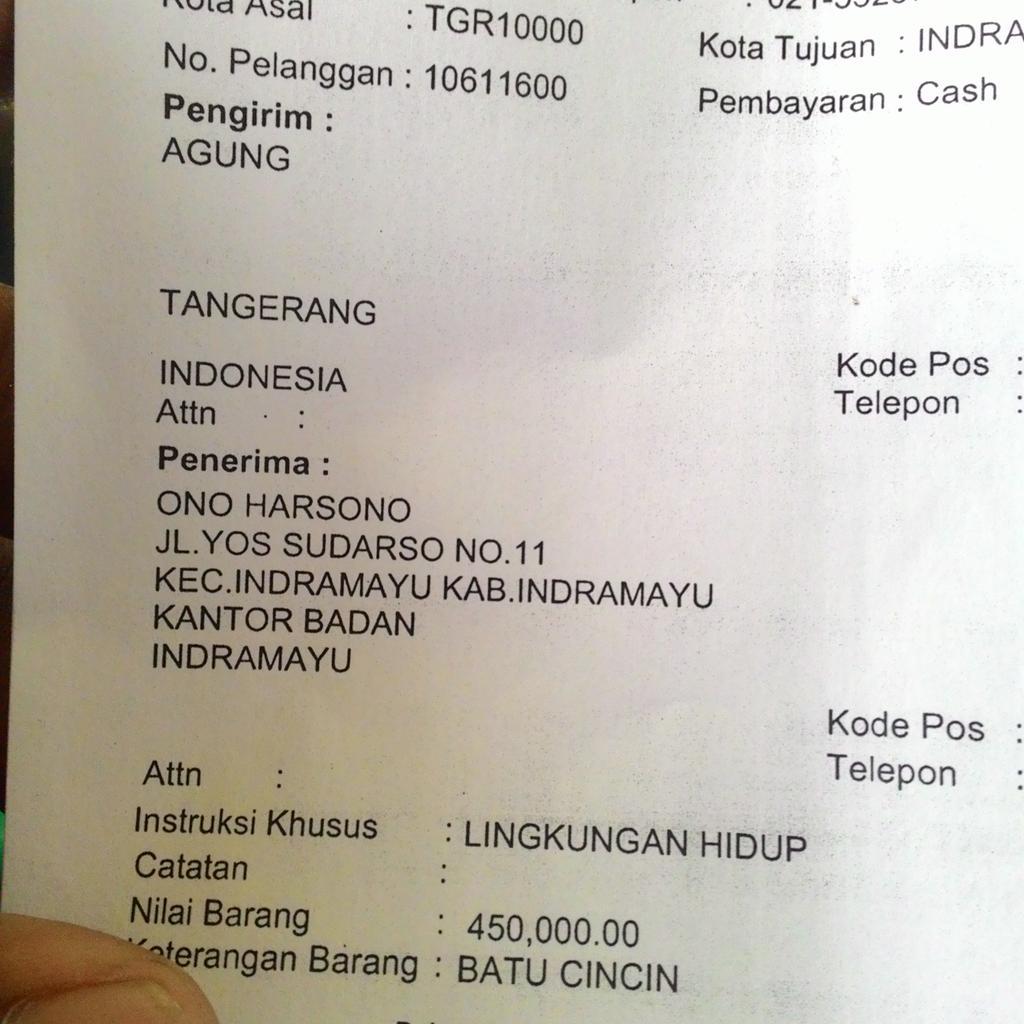 AgungPickup's tweet photo. Dah kirim bos http://t.co/5saW64duXb