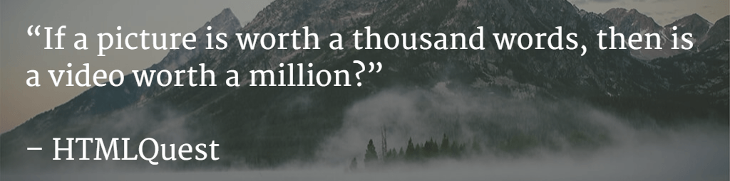 HTMLQuest's tweet image. Website Video Backgrounds – Explained htmlquest.com/website-video-…