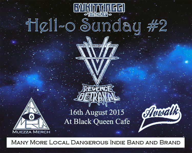 Revenge Betrayal (@rvb_official) on Twitter photo We are pleased to be a part of HELL-O SUNDAY #2 "Local Heroes Time"
Cc: <a href="/muezza_merch/">Muezza Merch</a> and <a href="/AvwalkMerch/">Avwalk Merch</a> We are pleased to be a part of HELL-O SUNDAY #2 "Local Heroes Time"
Cc: <a href="/muezza_merch/">Muezza Merch</a> and <a href="/AvwalkMerch/">Avwalk Merch</a>