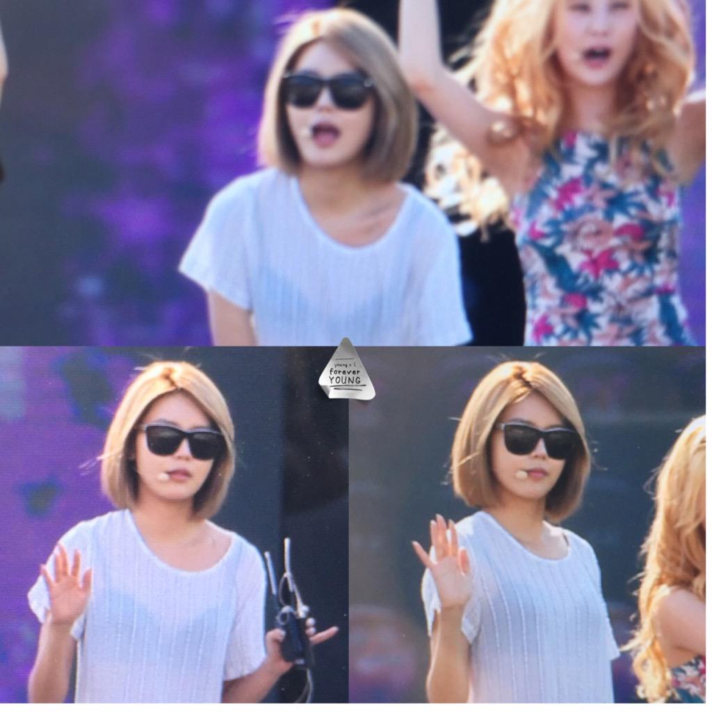 [PIC][14-08-2015]Hình ảnh mới nhất từ "2015 DMZ Peace Concert" của SNSD và MC YoonA  CMWk3dFUcAAHq9D