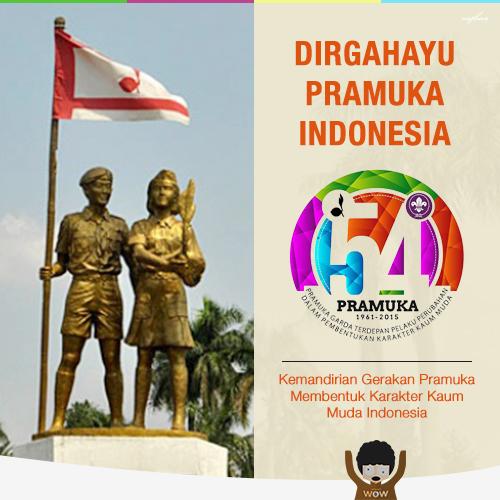 #DirgahayuPramukaIndonesia