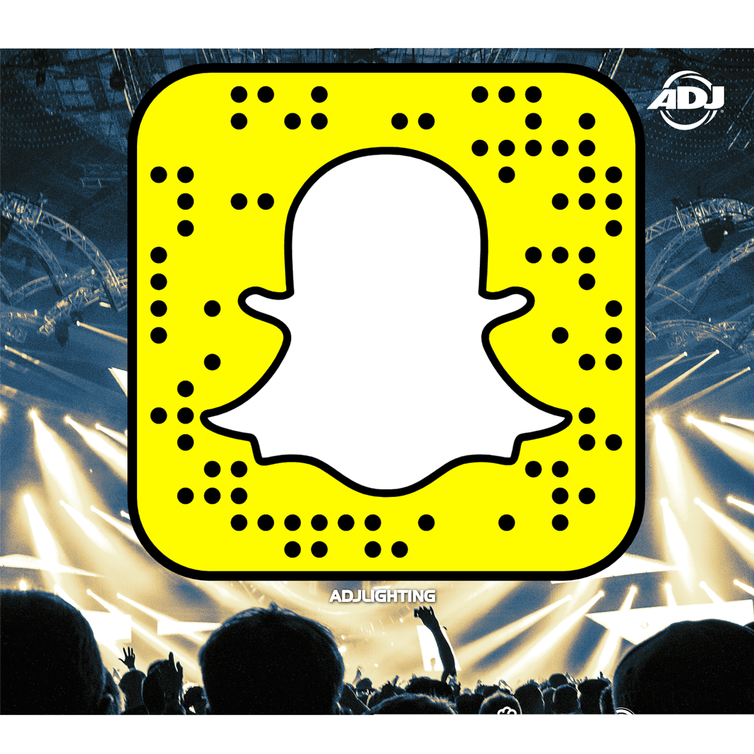 A new ADJ Highlight for you! We are now @snapchat! Scan our snapcode with ur app and have a look at exclusive snaps!