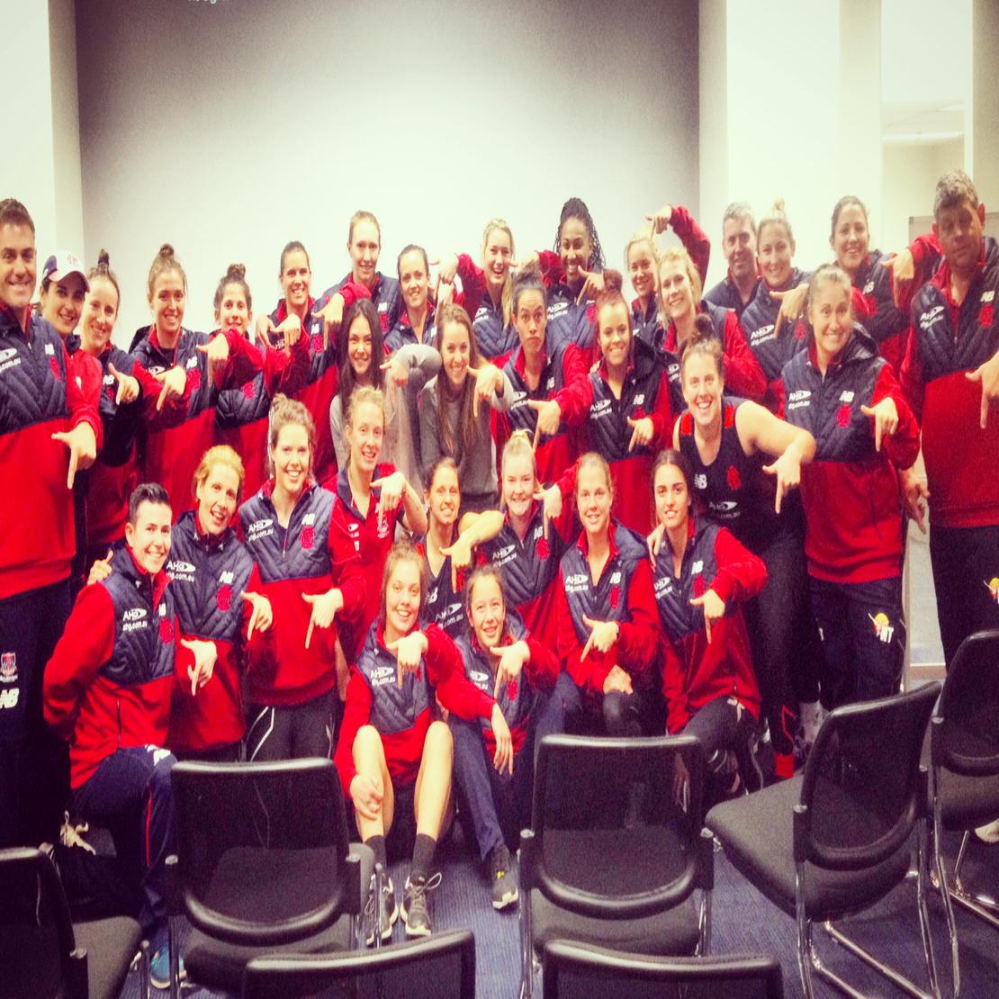 SamJaneLane's tweet photo. 7. Because that's where you'll see them. Live, national &amp; inspiring on Sunday @7AFL @7Sport @Channel7 #aflwomensgame http://t.co/O9N4L7J7Tt