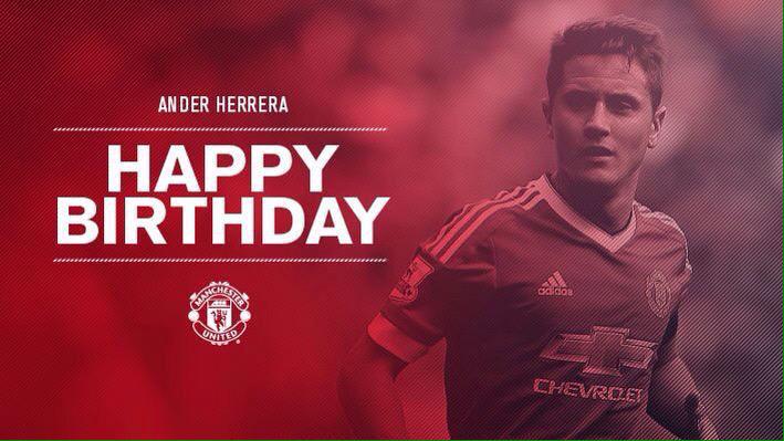 Happy Birthday Ander Herrera 