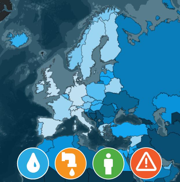 nordpil's tweet image. Wastewater treatment interactive map, by country bit.ly/1DPbcH9  #water #wastewater
