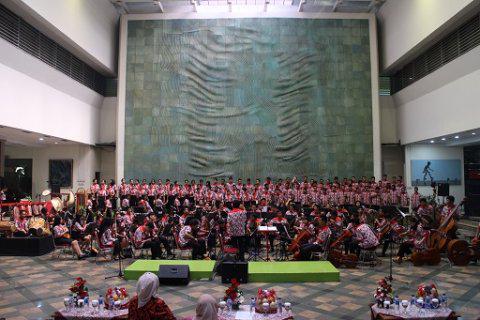 Gita Bahana Nusantara Membahana di Gedung MPR kemdikbud.go.id/kemdikbud/beri…