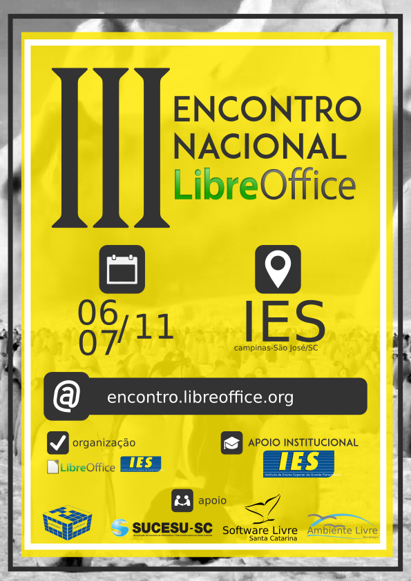 fuctura's tweet photo. Aberta às inscrições do III Encontro Nacional do LibreOffice, http://t.co/kLaziOY6lx #libreoffice #libreofficebr http://t.co/jAkZCLOzeV