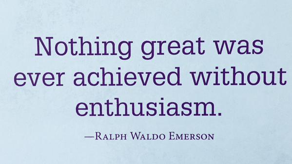 TheZigZiglar's tweet photo. "Nothing great was ever achieved without enthusiasm."-Ralph Waldo Emerson http://t.co/kEsR2TDqf8 http://t.co/SD6dzpQsRa