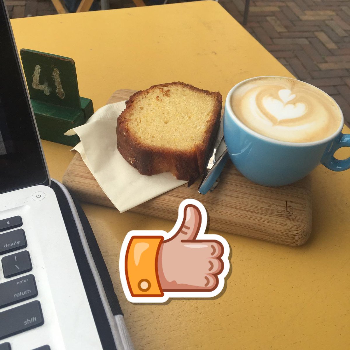 This is by far the best lemon cake of #Amsterdam! (at <a href="/CoffeeBruCoffee/">Coffee Bru</a>) swarmapp.com/c/c5Yi5Mtm7Ow