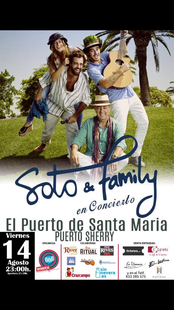 Esta noche nos vemos en <a href="/ElPuerto/">Ayuntamiento de El Puerto de Santa María</a> , llevaros un chalequito...
<a href="/SotoAndFamily/">SotoAndFamily</a> @smart_spain <a href="/TurismoElPuerto/">ElPuertoDeSantaMaría</a>