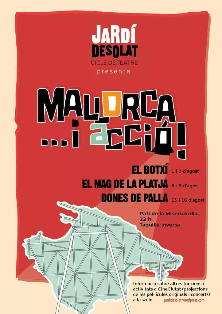 Youthing_es's tweet photo. #Escena
Dissabte i diumenge s'acomiada el cicle teatral @jardidesolat amb 'Dones de palla' a La Misericòrdia #Palma http://t.co/Sq246W0nGG