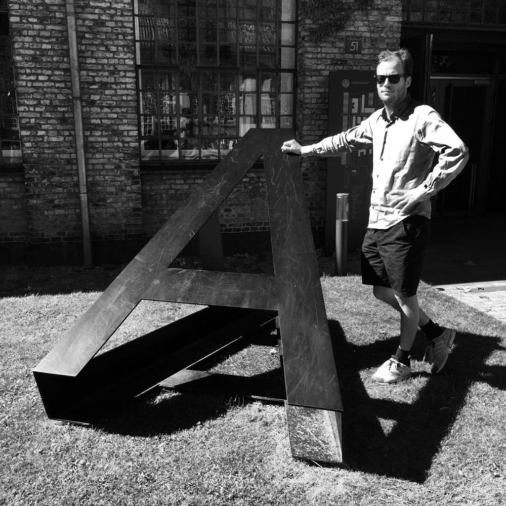 eriksteen's tweet photo. A for Andreas http://t.co/DlY9BVYERD