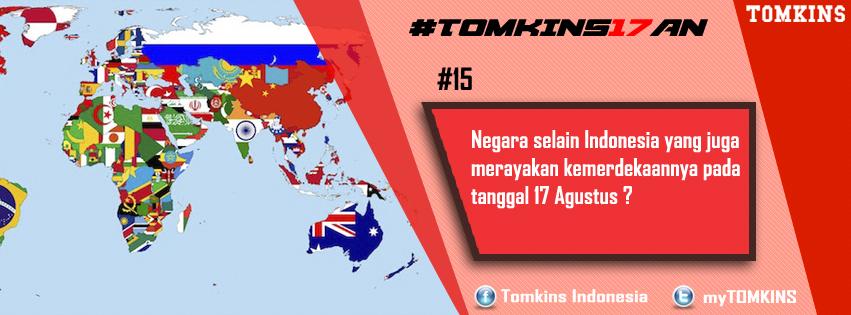 myTOMKINS's tweet photo. #TOMKINS17AN
Jawab pertanyaan pada gambar dan menangkan hadiah spesial 4 pasang sepatu TOMKINS. http://t.co/cguIzzNUxo