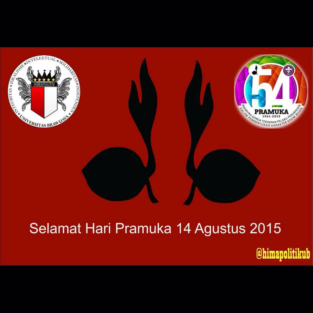 Selamat dirgahayu pramuka ke 54. Jayalah terus pramuka Indonesia. Salam pramuka!!
