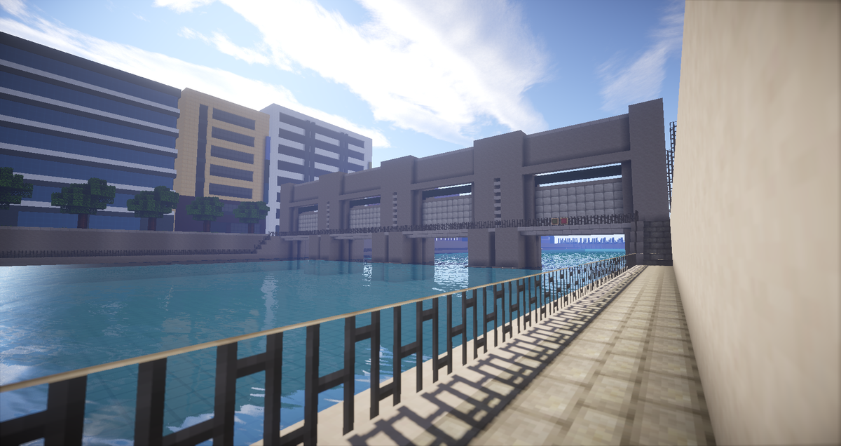 38 水車 水門 マイクラ建築60分一本勝負 Togetter