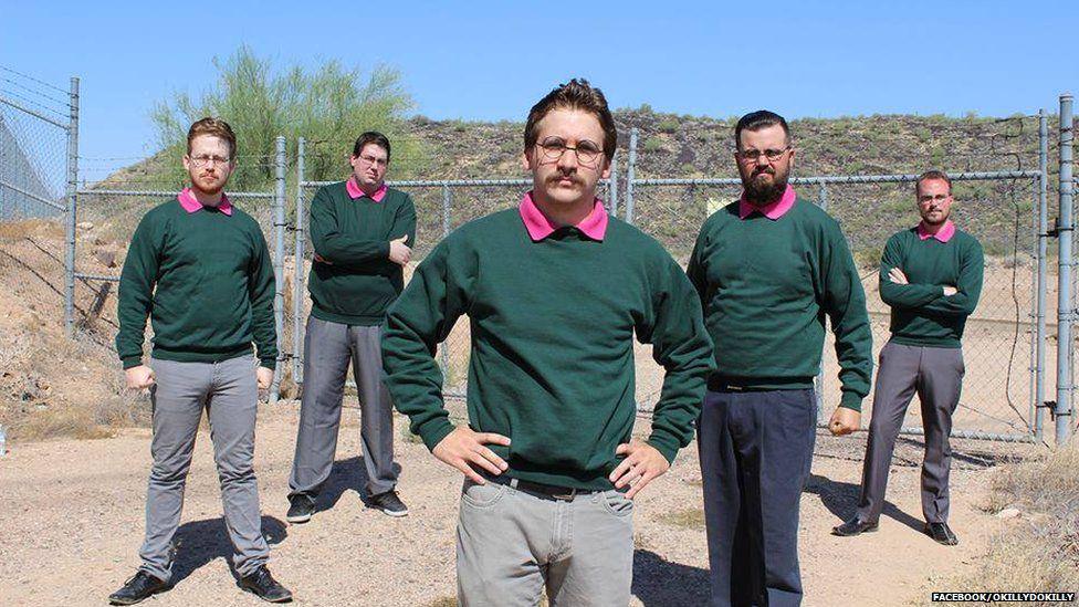 BBCR1's tweet photo. There's a Ned Flanders inspired metal band called 'Okilly Dokilly'... http://t.co/QmqnOQDy6e http://t.co/gr2q1SEuor