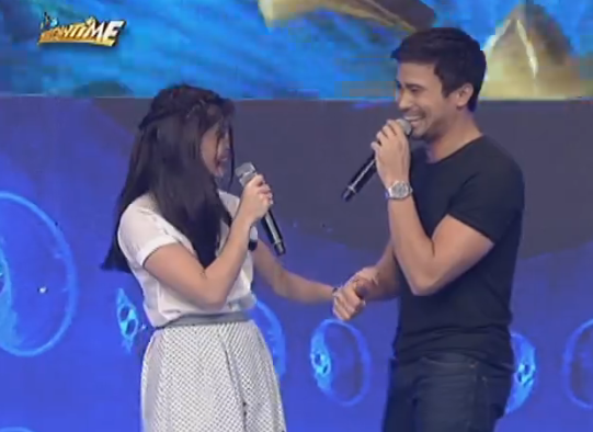 eloisamorong's tweet photo. @masennaforever Nakakakilig na reunion nina @samuelmilby at @annecurtissmith sa It's Showtime http://t.co/EC3AHSU7HS http://t.co/2aHeZFapga