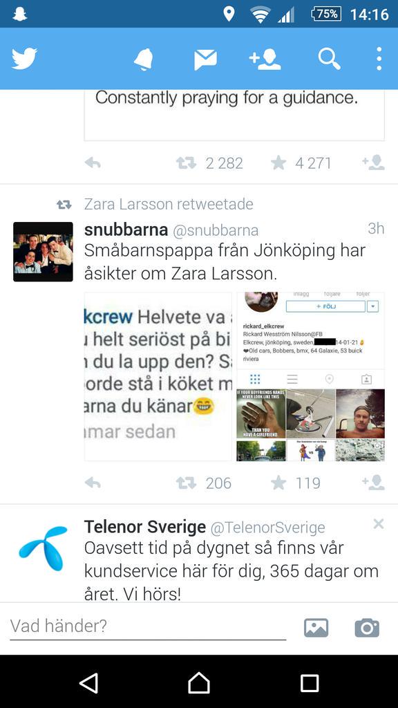 jasmingomaaa's tweet photo. Karma is a fkn bitch. Får du, får jag också. @zaralarsson http://t.co/j0MxShgDMu