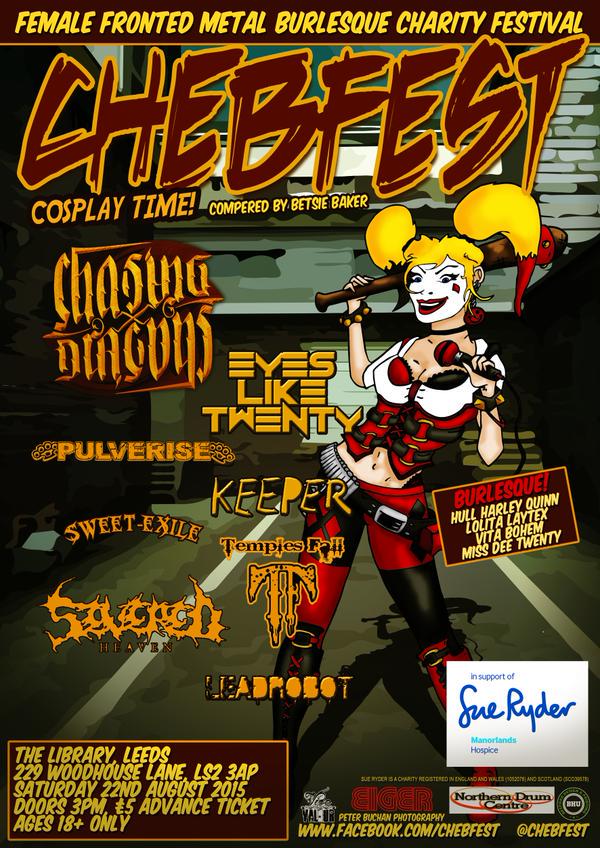 We're pumped to play <a href="/Chebfest/">Chebfest</a> next Saturday! Get down to <a href="/LibraryPubLeeds/">The Library Pub</a> for some #FemaleFronted #Burlesque action!