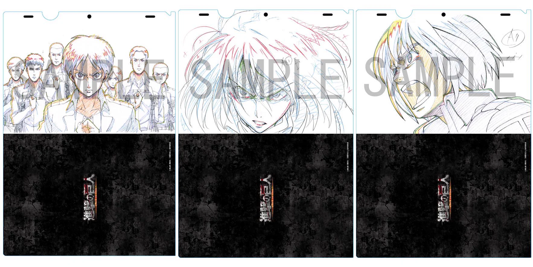 進撃の巨人 WIT STUDIO 浅野恭司原画展 クリアファイル 3種セット×2 WIT_STUDIO on X: 