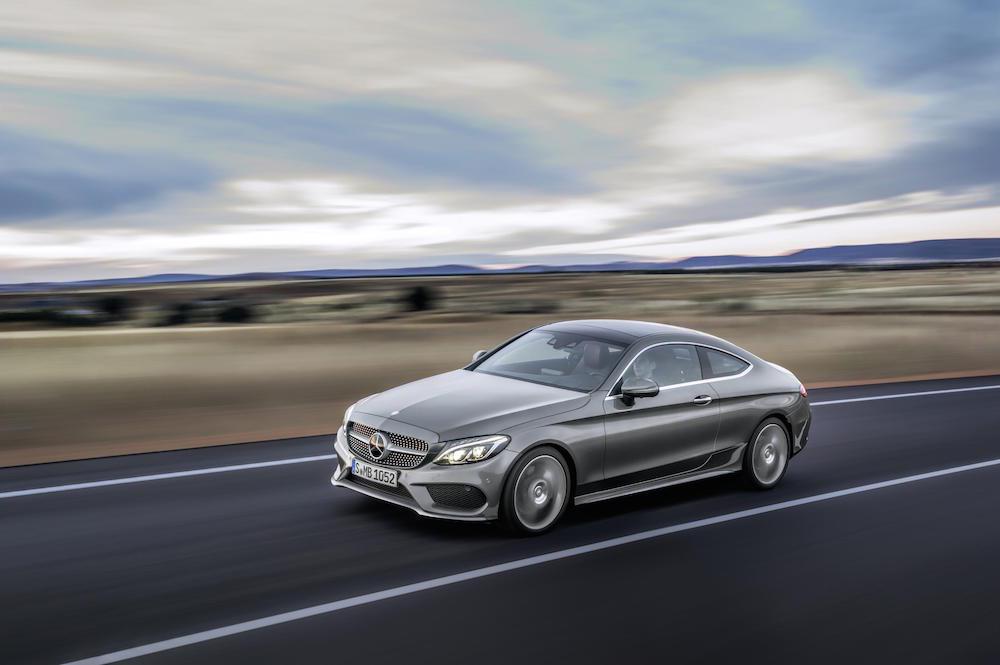 SpikeTheCarGuy's tweet photo. New @MercedesBenz_SA #CClass Coupé. C300 is a 180kW 2.0 4-cylinder petrol. http://t.co/8ev9xkiQ4d