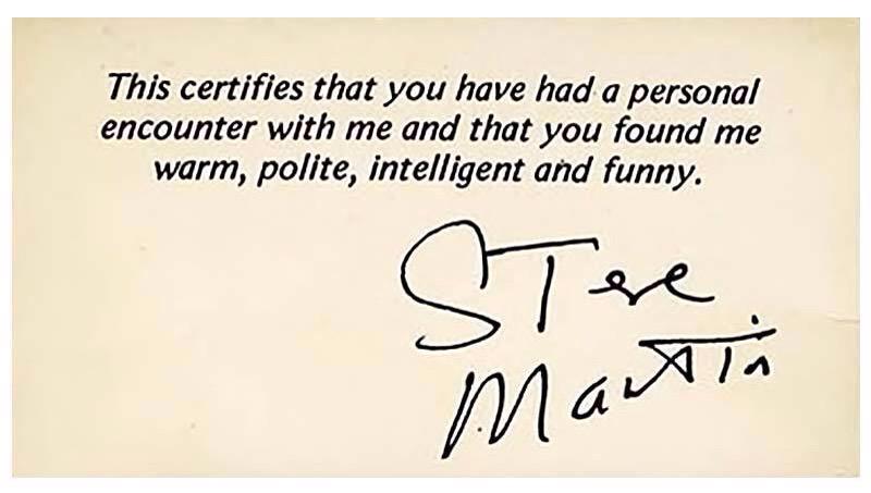 Happy Birthday to Steve Martin, a remarkable, talented, and funny man. 