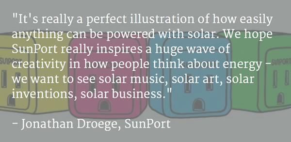 PlugSolar's tweet photo. Watch the First Ever 100 Percent Solar-Powered Music Video Made With SunPort https://t.co/PkiOGChCM6 via @newscastic http://t.co/YDG5HgT8Cs