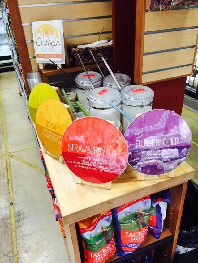 Come taste our non-dairy yogurt and granola at Bi-rite divisadero 11a-2pm