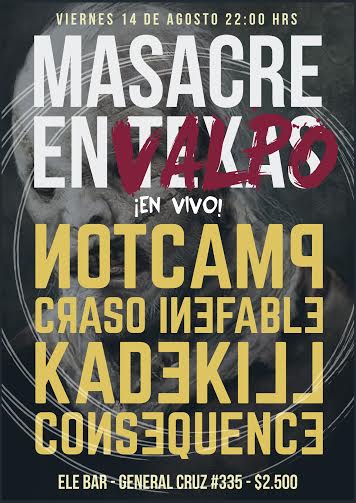 elebarvalpo's tweet image. Shows de hoy @KADEKILL @notcamp  @CrasoInefable Catalina Jimenez @tusamigosnuevos