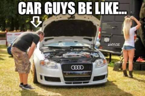Car guys be like XD