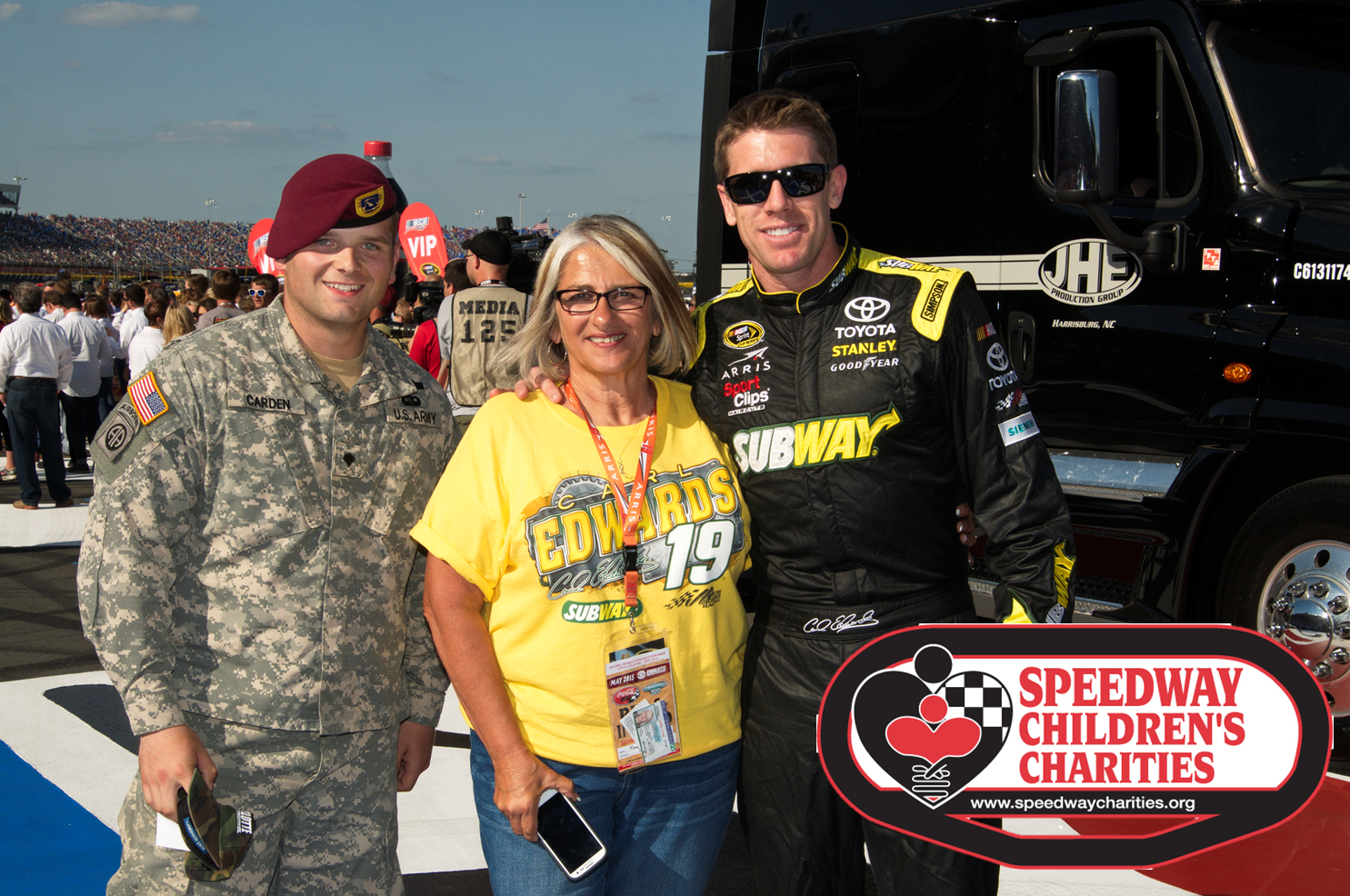 Happy Birthday to SCC National spokesman, Carl Edwards. Thanks for your support! Have a great day. 