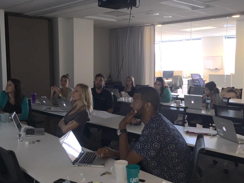 The <a href="/yello_co/">Yello</a> Client Success Group training to better support our client partners! #customersuccess #hrtech