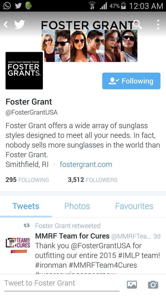 tishya208's tweet photo. @KatGraham @FosterGrantUSA done ✔ http://t.co/SzAnP5WHpa