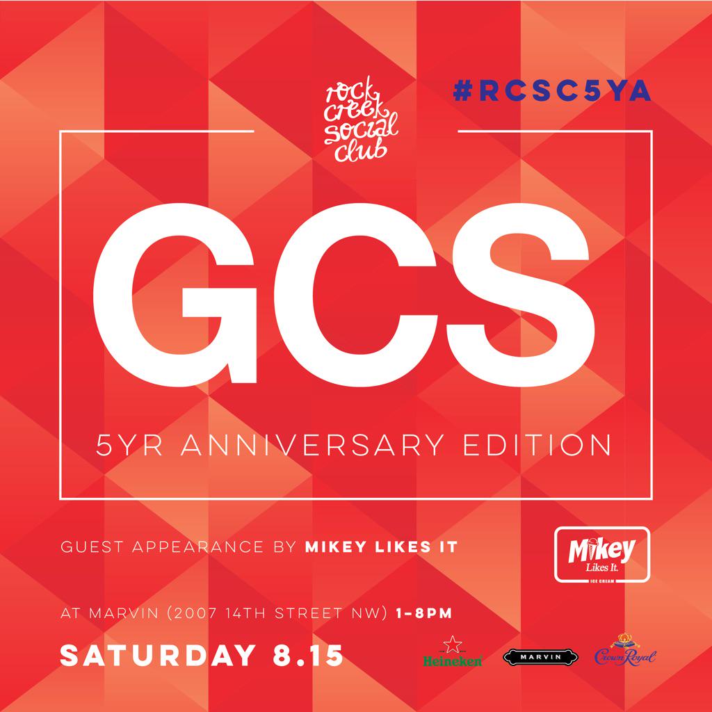 RockCreekSocial's tweet photo. Tomorrow we cap our #RCSC5YA celebrations with a special edition of #GrilledCheeseSocial @marvin_dc. JOIN US ! http://t.co/g9XfdzBwYz
