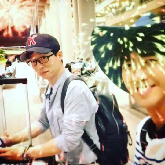 ZE:A\s Kwanghee wishes Yoo Jae Suk a happy birthday with a serenade
 