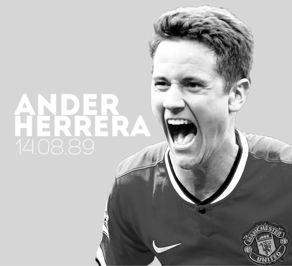 Happy 26th birthday, Ander Herrera!  