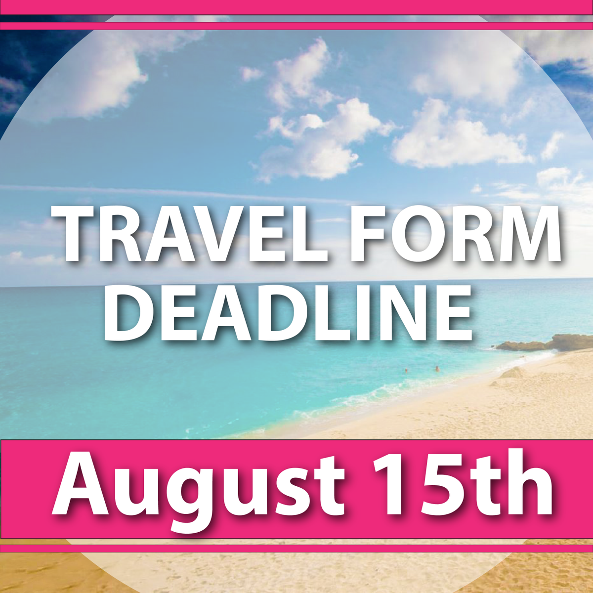 PreferredPump's tweet photo. Don't forget to submit your travel forms! 
Deadline is Saturday. Forms are available online. http://t.co/0JZqBW1jOC http://t.co/PDcXv8gdaE