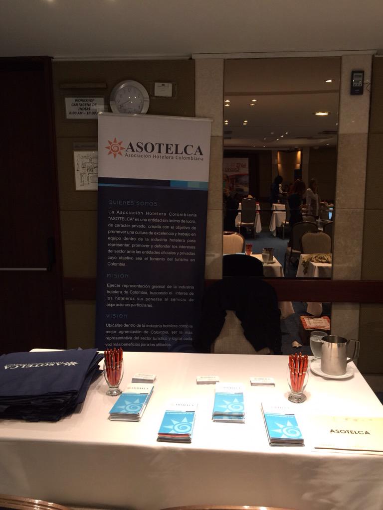 Asotelcahoteles's tweet photo. #Asotelca presente en el Workshop exclusivo de #Ladevi @Ladeviinfo para @CtgenaDeIndias en Bogotá, Medellín y Cali. http://t.co/KMpGW7ysIY