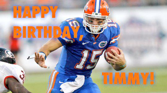 Happy Birthday Tim Tebow!!!   