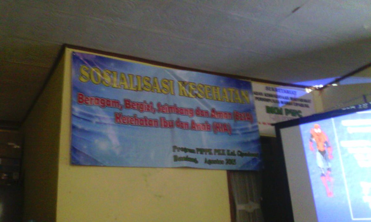 PuteriDongeng31's tweet photo. Late post, sosialisasi kesehatan B2SA oleh pkk dan upt puskesmas @cipadungberani 10/08/15 #PPM2015 @KecamatanCibiru http://t.co/B3SdGTwBvx
