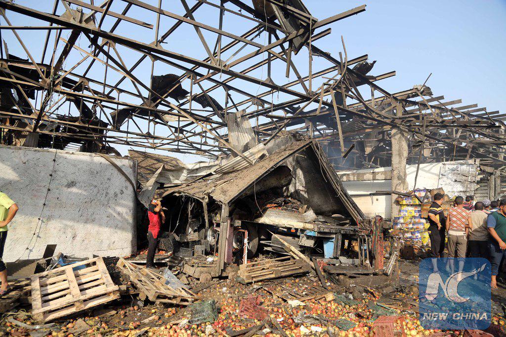 XHNews's tweet image. China strongly condemns #bombattack in #Baghdad, expresses condolences on victims xhne.ws/uWsYw